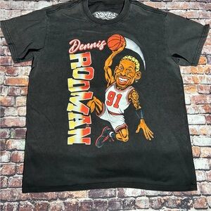 Dennis Rodman Graphic Short Sleeve Tee - Black